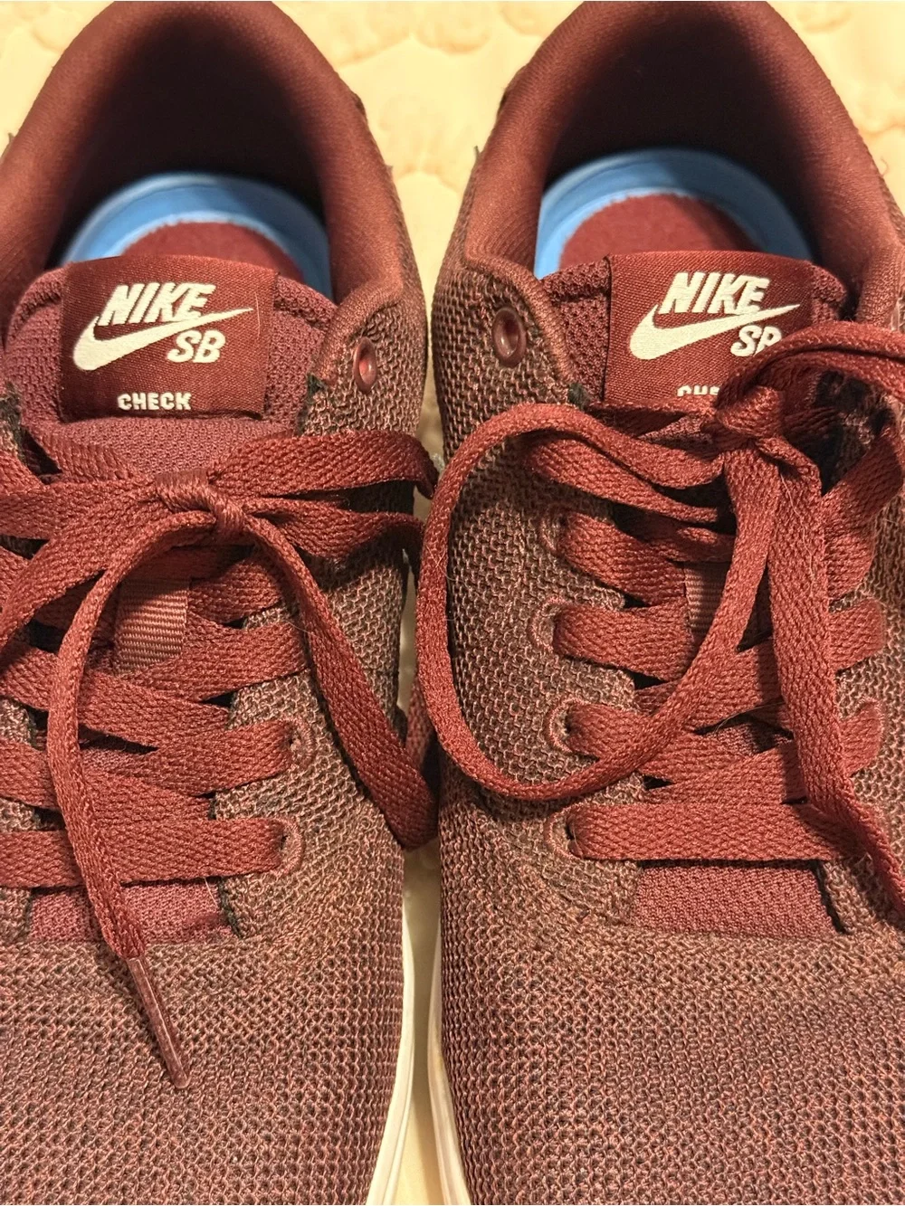 Nike Women’s Burgundy Mesh Low-Top Sneakers